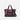 A Sherpani Boston Smoky Orchid Anti-theft Weekender, back view showing luggage strap & strap options on white backdrop.  #color_smoky-orchid-pink