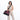A woman wearing a Sherpani Boston Smoky Orchid Anti-theft Weekender against a white background. #color_smoky-orchid-pink