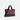 A Sherpani Boston Smoky Orchid Anti-theft Weekender, 3/4 view showing strap and lockable pocket on white background. #color_smoky-orchid-pink